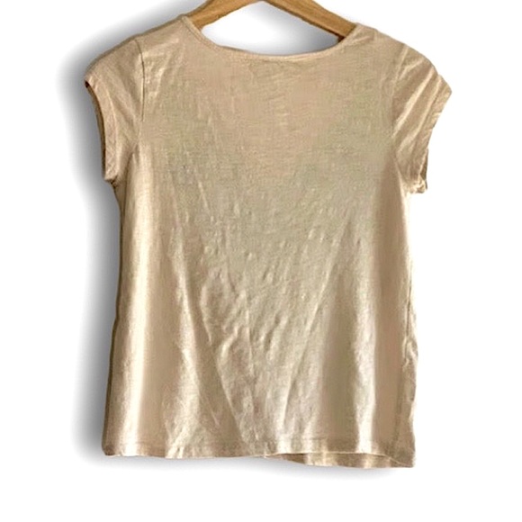 American Eagle Outfitters Embroidered Boho Knit T-Shirt - Picture 2 of 4